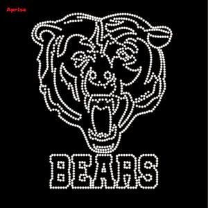 Parches Termoadhesivos Personalizados con Diseño de Logotipo de Equipos Deportivos de Chicago, con Pedrería y Brillantes - Product Image 2