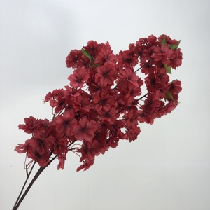 EG-F0021 Vente en gros Prix compétitif pas cher Fleurs de cerisier artificielles Real Touch Fleurs pour la décoration de mariage - Product Image 3