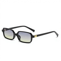 Nouvelles lunettes de soleil GM européennes et américaines à monture carrée, petites, UV400, monture complète, tendance mode féminine, pour la photographie de rue transfrontalière