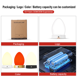 Red <strong>Light</strong> Device Customizable <strong>Timer</strong> for Daily Skin and Sleep Routine Sad Lamp Therapy - Product Image 5