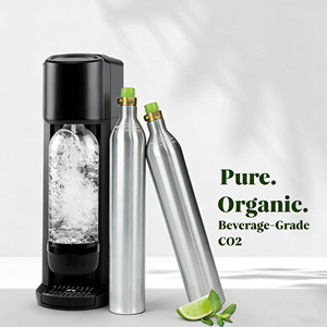 Vente d'usine - Cylindre de gaz CO2 de qualité alimentaire en aluminium haute pression de 0,6 L pour la fabrication de boissons gazeuses - Product Image 1