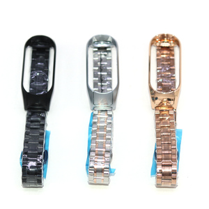 Correa de Repuesto de Metal de Acero Inoxidable BEEFLYPOWER para Reloj Inteligente <span class=keywords><strong>Xiaomi</strong></span> Mi Band 5 6 <span class=keywords><strong>7</strong></span> - Product Image 2