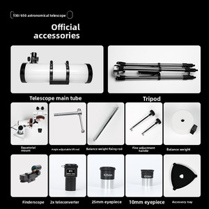 130/650 High-Power High-Definition Astronomical Telescope <strong>Night</strong> Vision Large Aperture for <strong>Star</strong> Moon Watching for Adults Students - Product Image 5
