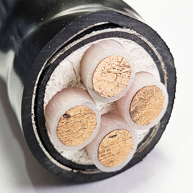 3 4 5 Core 16mm 25mm 35mm Copper Aluminum Core Electric Wire YJV YJV22 Steel Wire/Tape Armoured PVC/XLPE Underground Power Cable