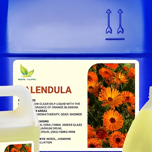 Großhandelspreis Reines Ätherisches Kaltgepresstes Ringelblumenöl Calendula-Öl für Haut-, Gesichts- und Körperpflege Kosmetik Großpackung USDA - Product Image 2