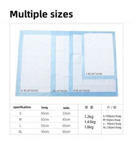Vente en gros de coussinets absorbants jetables épaissis et désodorisés pour l'urine des animaux de compagnie, pour couches pour animaux - Product Image 5