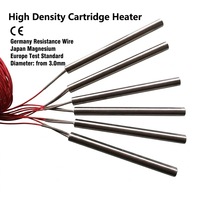 Cartouche chauffante avec thermocouple 220V, élément chauffant en acier inoxydable haute densité