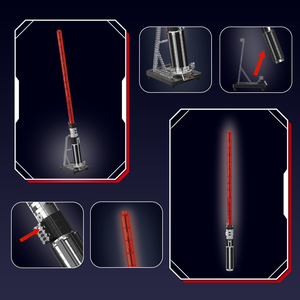 ดาบของเล่นแบบประกอบเอง รุ่น Yuxing 2025 <span class=keywords><strong>Vader</strong></span> Light Building Blocks จำนวน 40 ชิ้น ของเล่น DIY ธีมแฟนตาซีไซไฟ ทำจากพลาสติก ABS สำหรับเด็กผู้ชาย - Product Image 4
