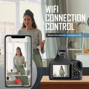 Zoom optique professionnel WiFi pour caméra de vlog Photographie de voyage Appareil photo numérique HD de style reflex numérique - Product Image 6