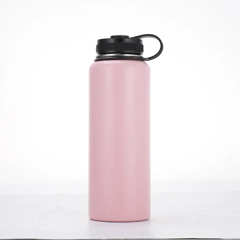 25oz Gym Sports Double Wall Stainless Steel Insulated Shaker Protein Mixing Water Bottle handle straw spout-lid flex lids 12oz 1