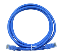 Cable Ethernet con Conectores Niquelados para Uso en Computadoras