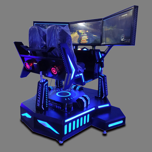 เกมแข่งรถ 9D Virtue Reality แบบสามแกน พร้อมระบบเคลื่อนไหวเต็มรูปแบบสำหรับสวนสนุก รถขับเคลื่อน 2 ที่นั่ง - Product Image 5