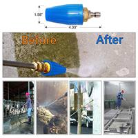 Kit de lavage de voiture haute pression 5000 PSI avec connecteur rapide 1/4'' et buse turbo rotative – Nouveaux outils de nettoyage