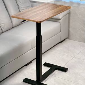 बेडसाइड टेबल उत्तरी यूरोप डिजाइन चल उठाने समायोज्य डेस्कटॉप लकड़ी के कंप्यूटर डेस्क लिविंग रूम सोफा साइड स्टैक्ड रोलर्स - Product Image 6