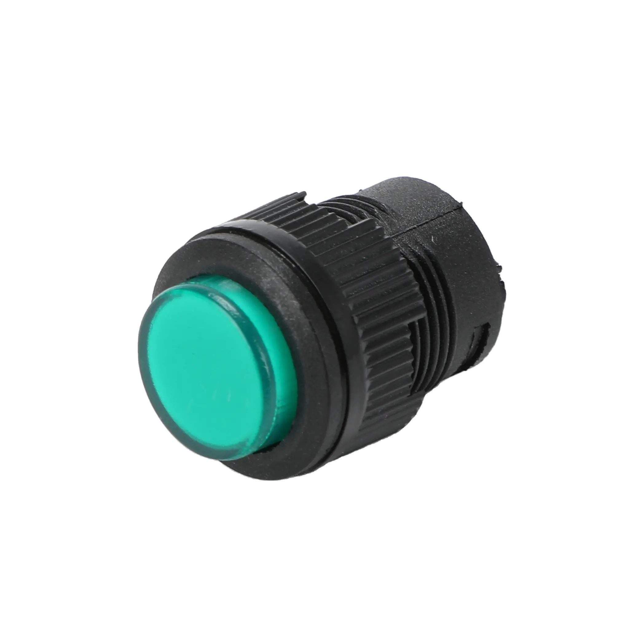 XCE 16mm Momentary/Latching 1NO Plastic Push Button Switch With LED Light Illumination 3A 250VAC 2 Pin Terminal R16-503