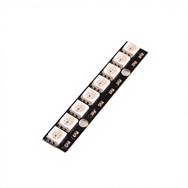 8-bit WS2812 5050 RGB LED with Built-in Full-color Driver Color Light Development Board