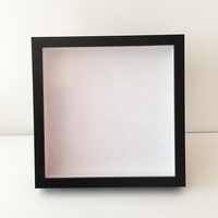 Deep Shadow Box avec plusieurs couleurs de polystyrène MDF Profondeur intérieure 3cm 10*10 InchDecoration Shadow Box Frame