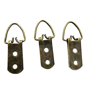 Brass Picture <b>Frame</b> Hanging Ring Rectangular Single Hook 3-5kg Load Capacity For Oil Painting Cross Stitch <b>Frames</b> - Product Image 2