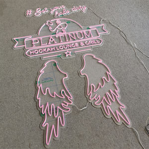 عرض ساخن من المُصنع للزينة في الكريسماس حروف أكريليك Led إضاءة نيون لحفلات الزفاف علامة نيون مخصصة - Product Image 3