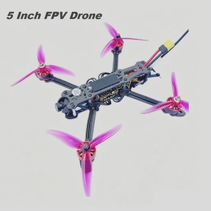 Dron FPV de Largo Alcance de 5 Pulgadas, Conjunto Completo con Motor de 1300KV, ESC 4 en 1 de 55A, VTX de 2W, Cámara de 1500TVL, Quadcopter de Carreras FPV 6S - Product Image 5