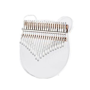 Kalimba transparente en cristal acrylique, 17 tons, 21 tons, piano à pouce, instrument de musique portable pour débutants, amateurs de musique - Product Image 1