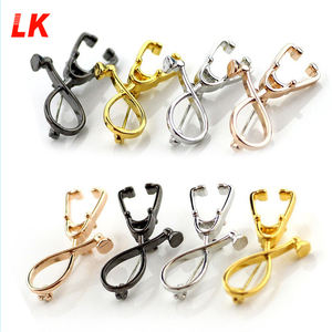 Broches de Estetoscopio Miniatura Personalizados, Económicos y Rápidos, Recuerdos para Enfermeras, Insignias de Esmalte con Logotipo - Product Image 4