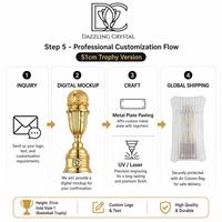 Trofeo de Resina y Metal de Primera Calidad para Torneos Deportivos, Set de Premios Personalizados para Baloncesto, Fútbol, Tenis, Voleibol, MOQ Flexible