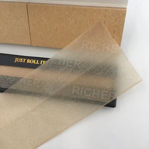 Papier à rouler fin format King Size naturel non blanchi de luxe avec logo personnalisé et filtres, combustion lente, prix usine - Product Image 4