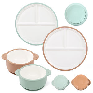 Nouveauté : Manchons en silicone pour bols et assiettes, compatibles lave-vaisselle, bols et assiettes en céramique avec manchons en silicone - Product Image 1