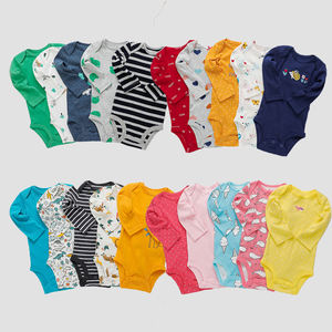 Ensemble de 5 pièces pour enfants 2021, 100% coton, manches longues, vêtements pour garçons, barboteuse pour filles, barboteuses pour bébés - Product Image 1