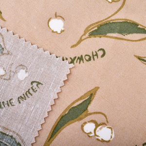 Vải Trung Quốc mềm mại, thoáng khí, in họa tiết, khổ 144cm, 175gsm, 88% Tencel, 12% lanh - Product Image 6