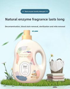 Detergente Líquido para Ropa con Aroma a Rosa Lily Ocean <span class=keywords><strong>de</strong></span> 2.5 kg, Jabón <span class=keywords><strong>de</strong></span> Larga Duración para Lavar Ropa - Product Image 4