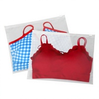 Sacs à fermeture éclair givrés refermables 10x8 pouces, organisateur de maillots de bain sans trous d'aération, 25 pièces |   Sacs d'emballage durables pour vêtements et articles de bain