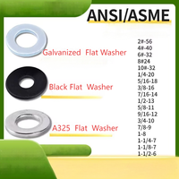 Rondelles en plastique en caoutchouc plat en nylon trempé F436 M3 M4 M5 M10 Acier au carbone conforme à la norme ASTM Finition en zinc Style cale manufacturé
