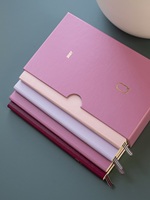 Agenda Quotidien et Trimestriel 2027 Format A6 A5 Personnalisable Couverture Souple en Papier Pages Pointillées Journal Personnalisé avec Étui de Protection