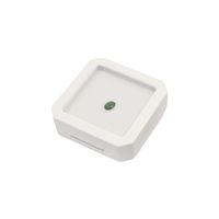 Boîte d'emballage pour bijoux octogonale 47x47mm avec couvercle rabattable, étui de présentation pour pierres précieuses et diamants, boîte de rangement en plastique pour pierres en vrac