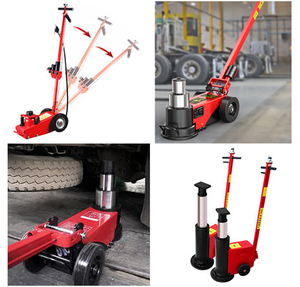 50吨40/80液压提升千斤顶镀铬气动油水分离器液压地板千斤顶 - Product Image 4