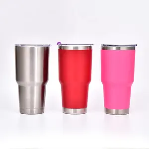 Double Wall Eco Friendly Vacuum Insulated Stainless Steel 30oz 900ml Tumbler Wholesale Travel Mug With Straw