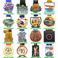 Medallas Deportivas de Metal Personalizadas a Precio de Fábrica - Impresión Tipográfica Chapada en Oro con Logotipo Personalizado para Maratón, Fútbol y Otros Deportes