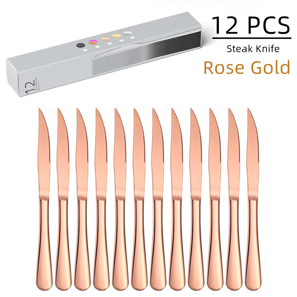 rose gold-12pcs set