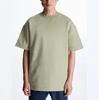 T-shirt taille large, baggy personnalisé pour hommes, en coton biologique, pima, 100% gsm, surdimensionné, 300