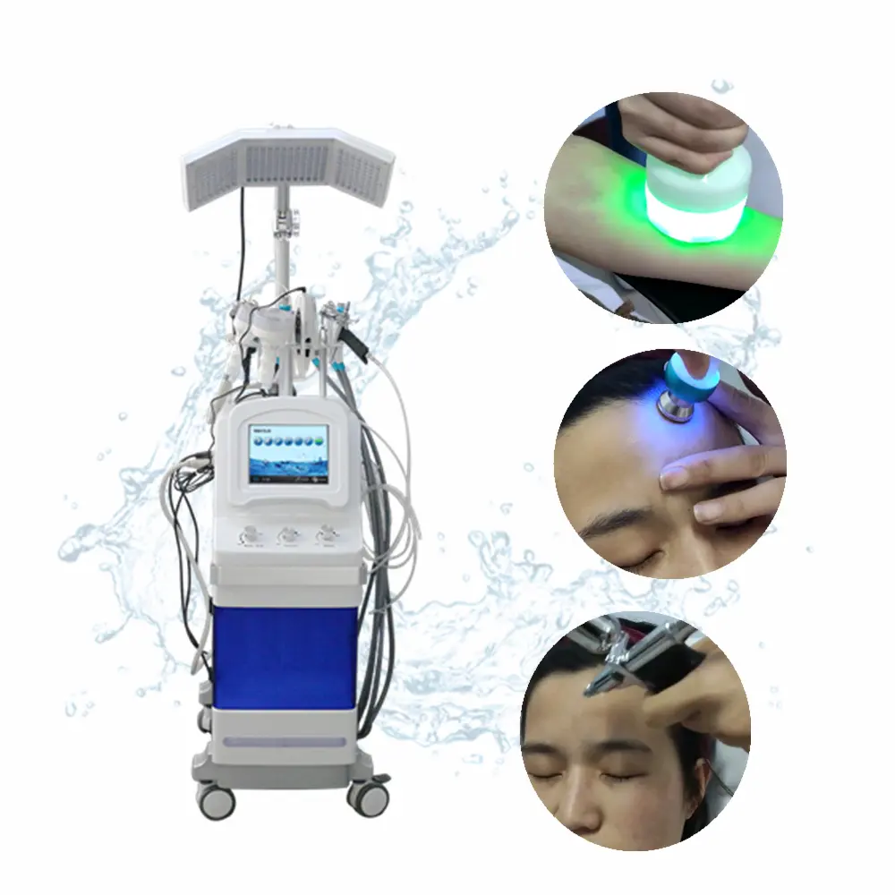 Microdermoabrasión diamante 5 en 1 multifunción cuidado de la piel microdermoabrasión máquina de belleza para la eliminación de piel muerta