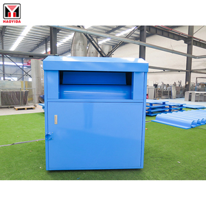 USA Street Steel Clothes Recycling Bin Manufacturer Low Price Outdoor <strong>Donation</strong> Bin Storage <strong>Bucket</strong> - Product Image 3