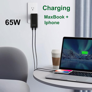 Chargeur de voyage fin PD3.0 2026 avec 3 prises interchangeables (UK, AU, EU) – Portable pour voyage/bureau - Product Image 5
