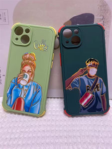 Funda de Teléfono Personalizada con Estampado en Caliente, Chapada en Oro, de TPU Ecológico, Resistente a Golpes y al Agua para // Modelos Compatibles - Product Image 3