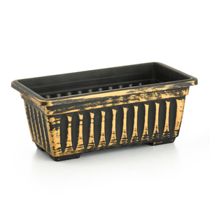 Vasi per piante grasse in plastica rettangolare da giardino, - Product Image 3