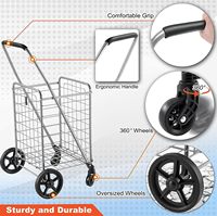 Vente en gros personnalisé GuanRiver caddie pliable caddie pliable caddies chariots