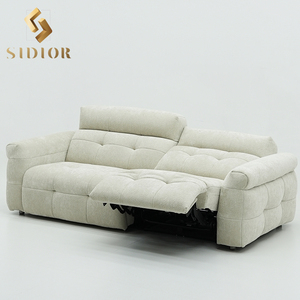 Electric Italian Reclining Leather 2 Seater Sofa <strong>Bed</strong> <strong>Recliner</strong> Extendable Sofa Chair Electric <strong>Recliner</strong> Relax Sofa Set Furniture - Product Image 3