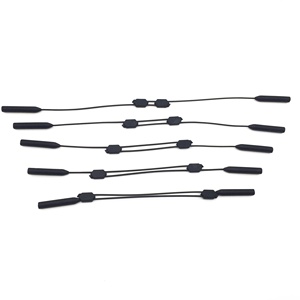 <span class=keywords><strong>Cordon</strong></span> de <span class=keywords><strong>lunettes</strong></span> réglable à la mode - Gel de silice <span class=keywords><strong>transparent</strong></span> et caoutchouc 295-195 mm - Product Image 5