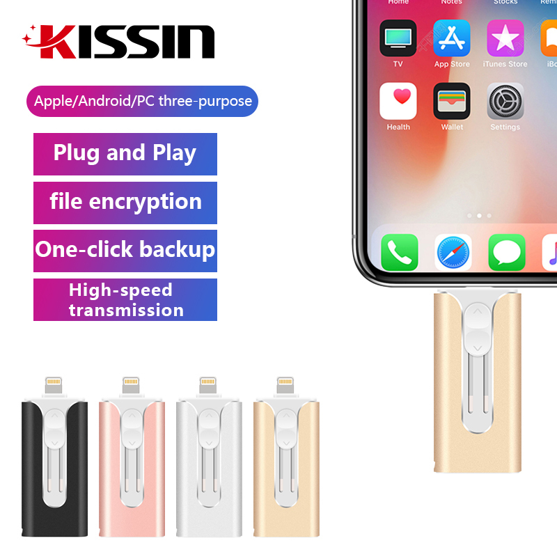 Kissin New <strong>Style</strong> <strong>USB</strong> Flash <strong>Drive</strong> 3.0 Pen <strong>Drive</strong> 128GB 64GB 32GB 16GB OTG <strong>USB</strong> Flash <strong>Drive</strong> for Phones